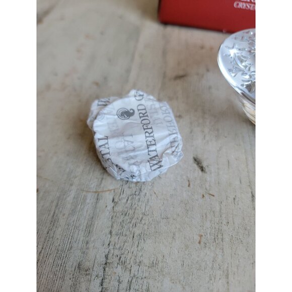 Waterford NEW tea light candle crystal holder snowflake Xmas decor - Picture 4 of 8